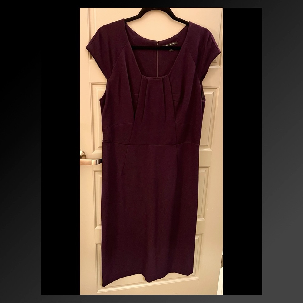 Banana Republic Plum Sheath Dress Size 14